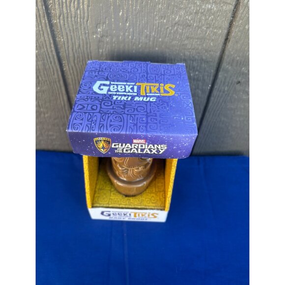 Marvel Guardians Of The Galaxy Geeki Tikis Baby Groot Tiki Mug 16oz Ceramic - Picture 2 of 7